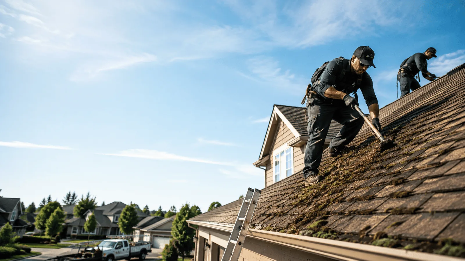 Roof Moss Removal in Lanark, IL near me